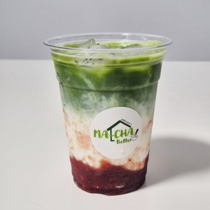 Strawberry Matcha Latte